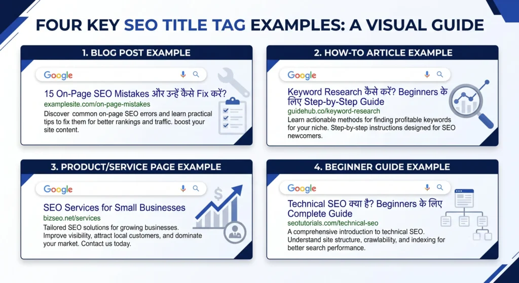 SEO Title Tag ke Examples