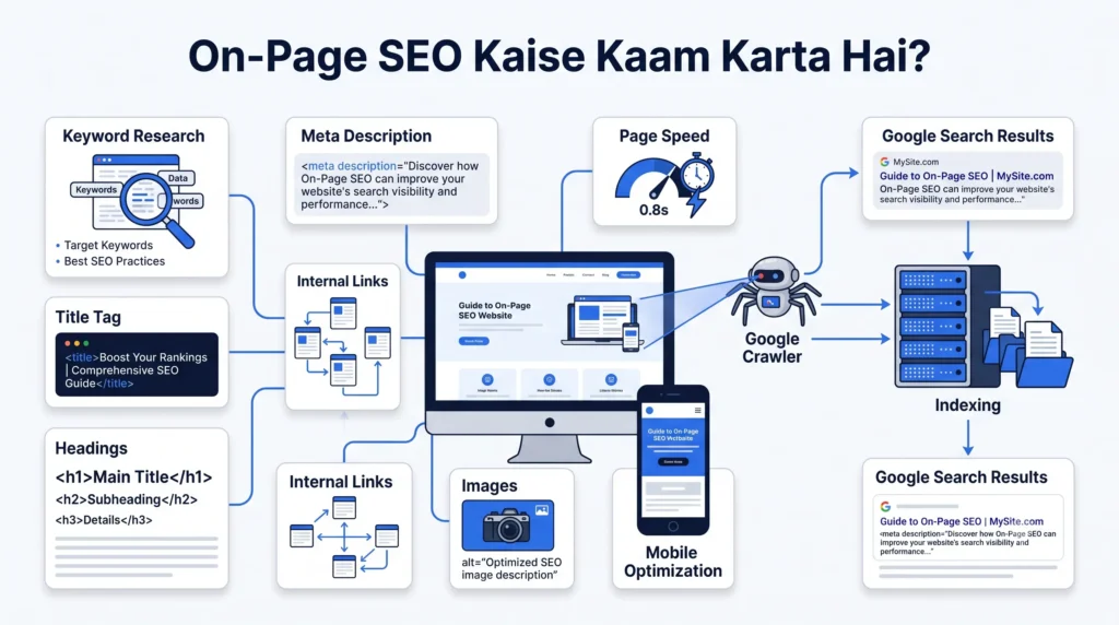 On-Page SEO Kaise Kaam Karta Hai