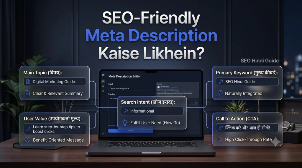 SEO-Friendly Meta Description Kaise Likhein