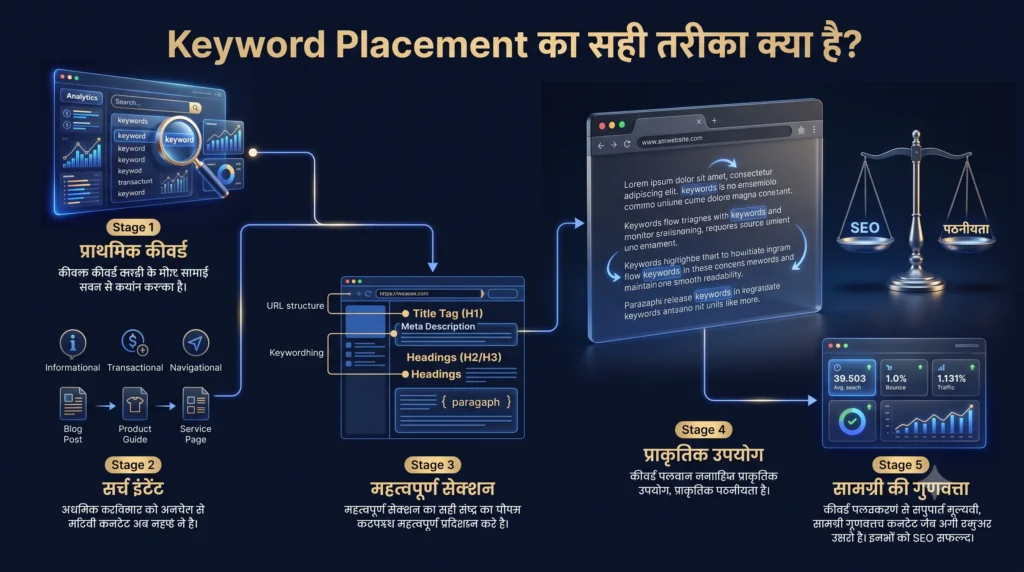 Keyword Placement का सही तरीका क्या है