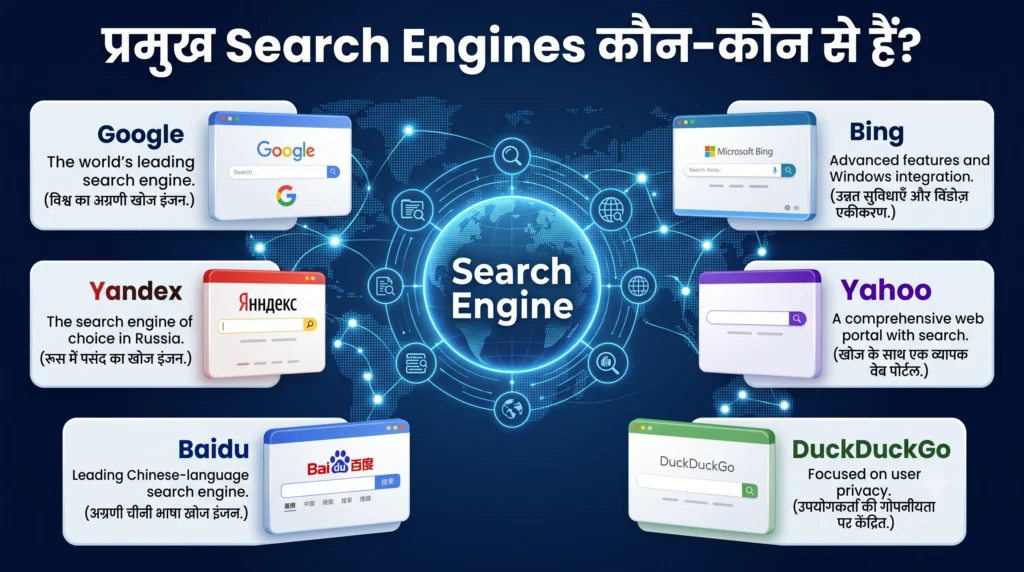 Popular Search Engines Kaun-Kaun Se Hain
