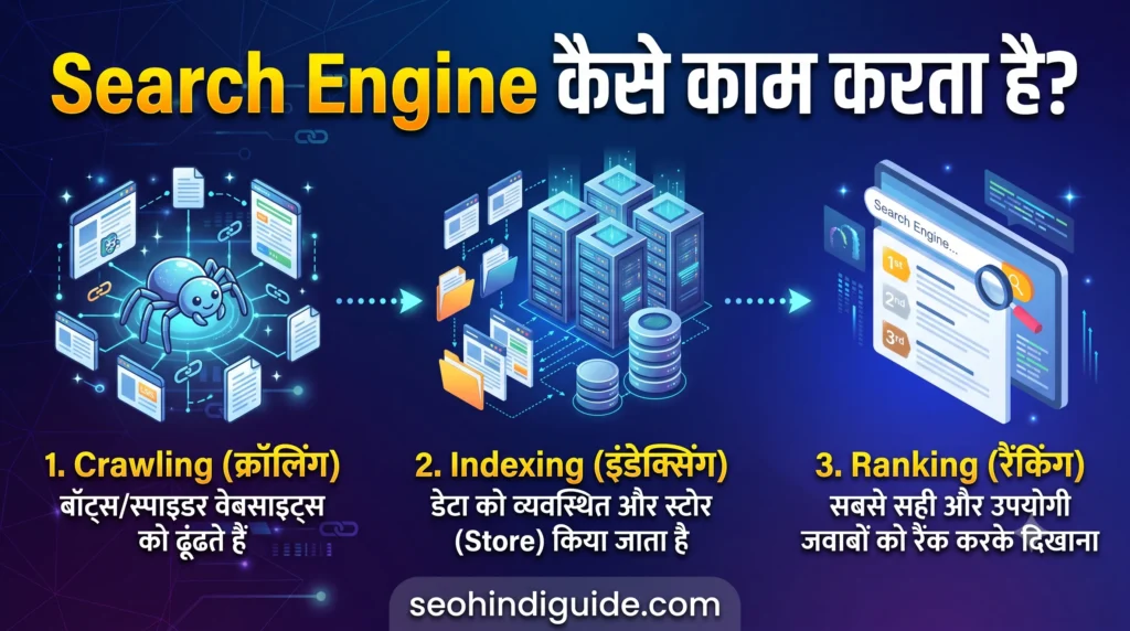 Search Engine कैसे काम करता है?